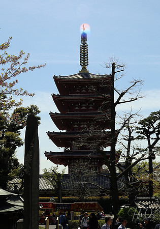 Pagoda, Asakusa, Japan