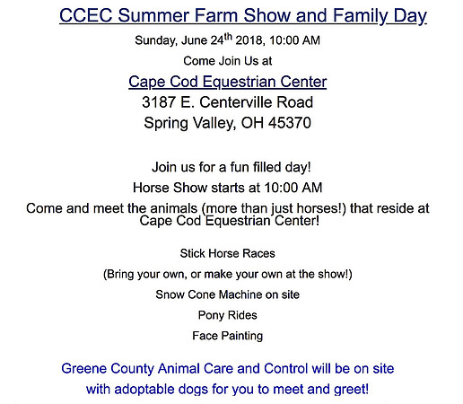 CCEC Horse Show & Open House Facility
