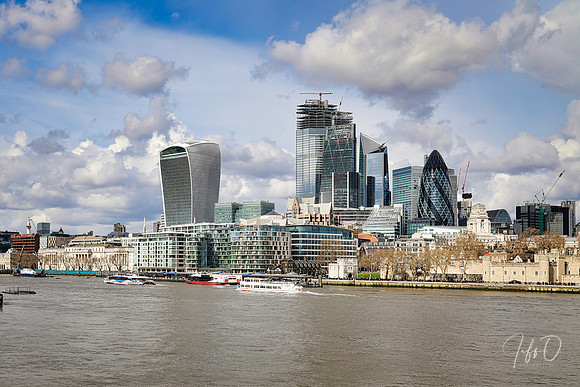 London Skyline from Tower Bridge